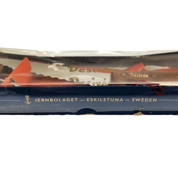 Vintage Jernbolaget Eskilstuna Disiree Knife Fork Sharpener Set SS Wood Sweden - Picture 11 of 13